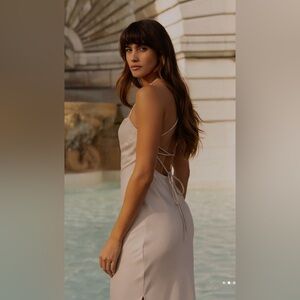 Meshki satin maxi dress NEW